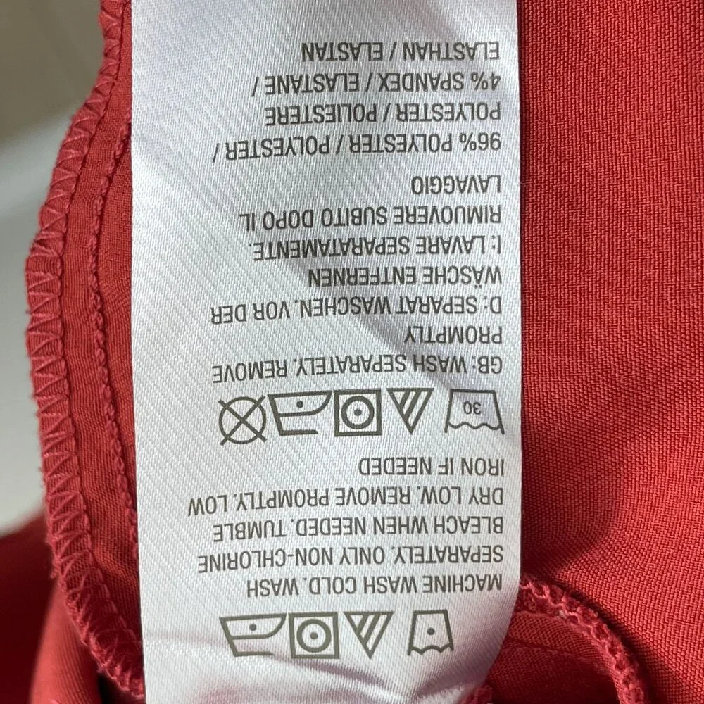 Susan Graver Woman Plus 4XP Rust Button Up Tunic Top Shirt Pockets Long Sleeve - Picture 4 of 10